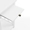 Alaterre Furniture Coventry Wood End Table with Tray Shelf and Bottom Shelf ANCT02WH - alternate 4